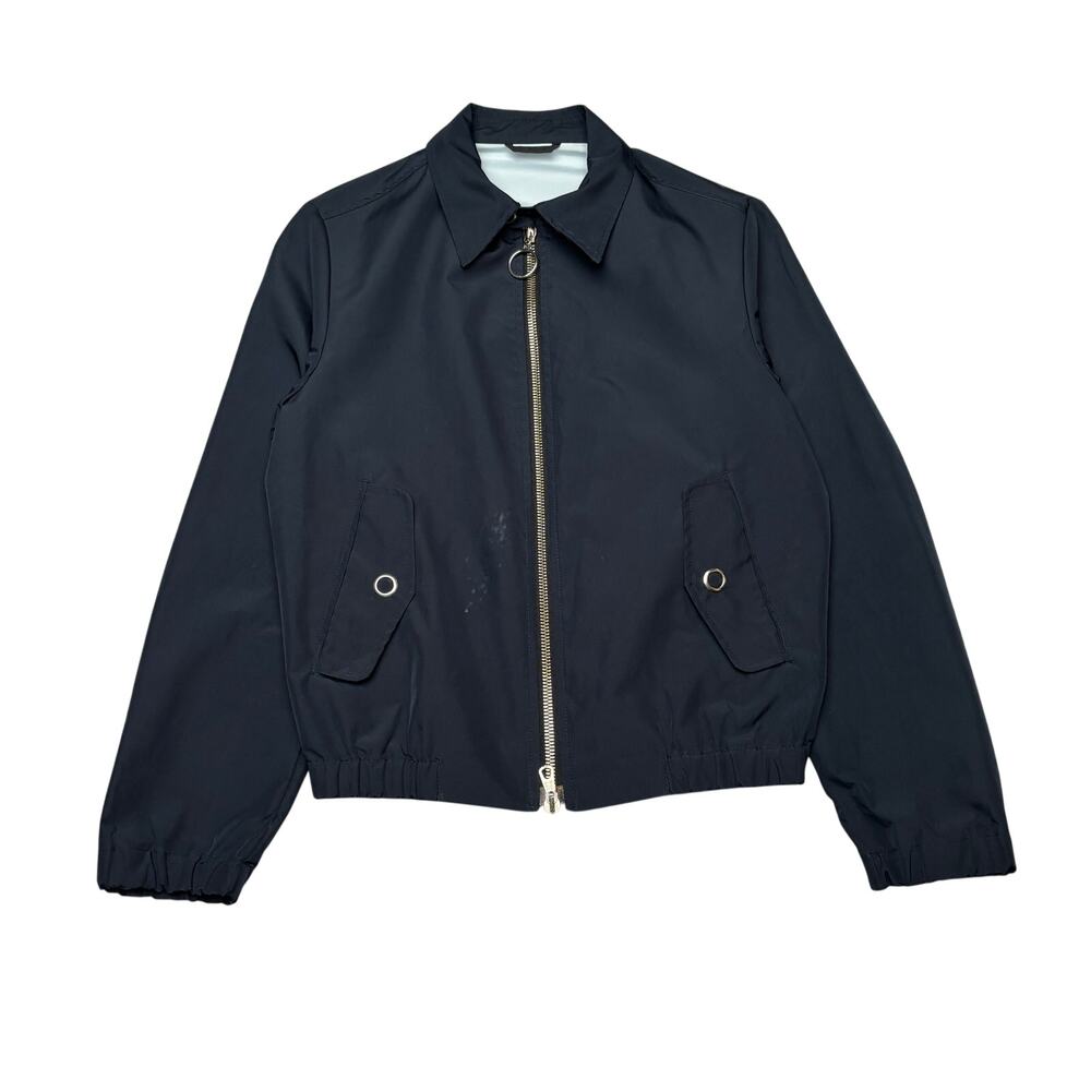 Daniele Alessandrini Bomber Jacket Mens 48/S Full Zip Harrington Flight Blue